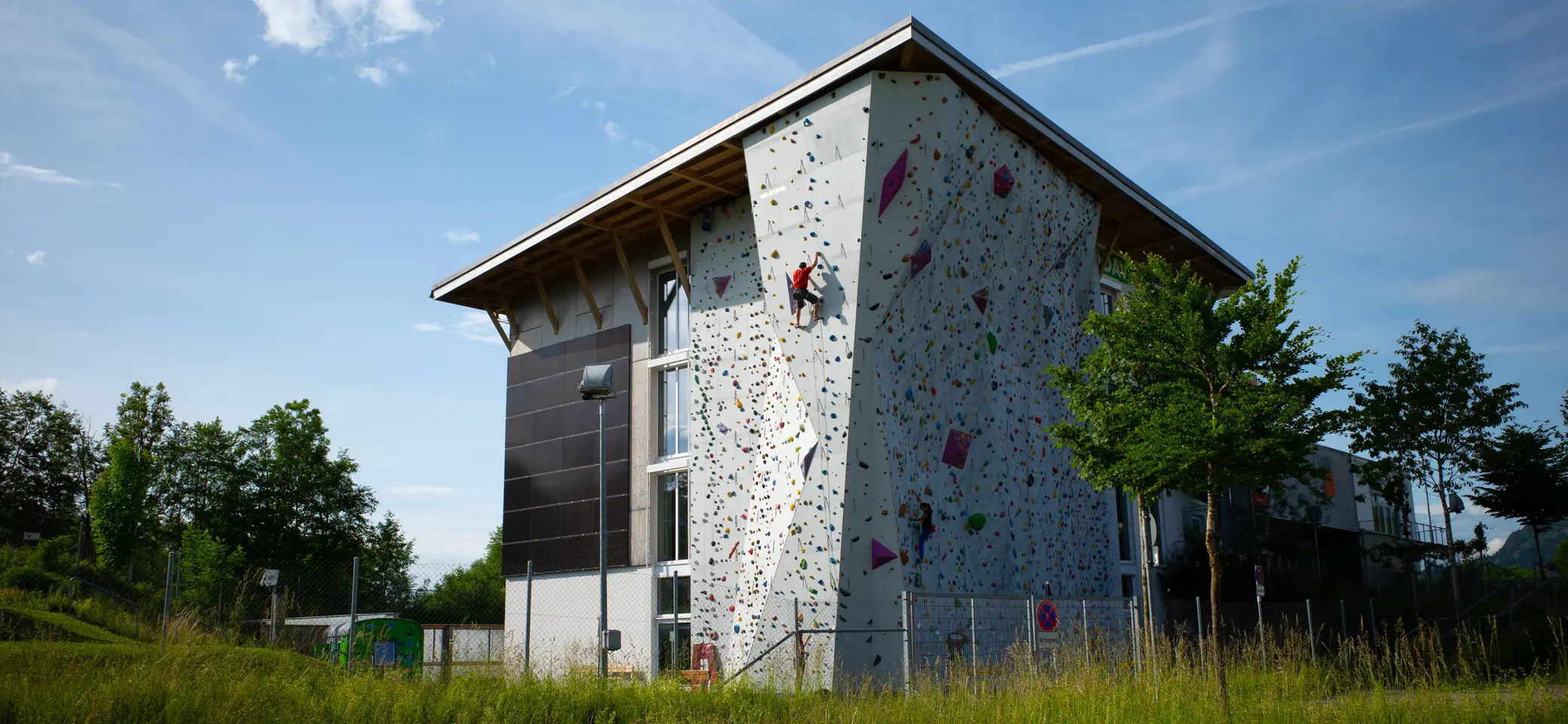 Kletterhalle outdoor ansicht | © Vinzent Weinbeer