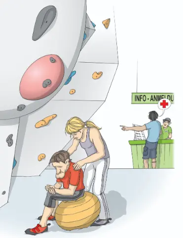 Hallenregeln: Erste Hilfe leisten | © DAV